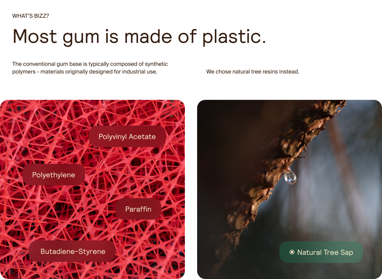 Current Design — Plastic Gum Wedge