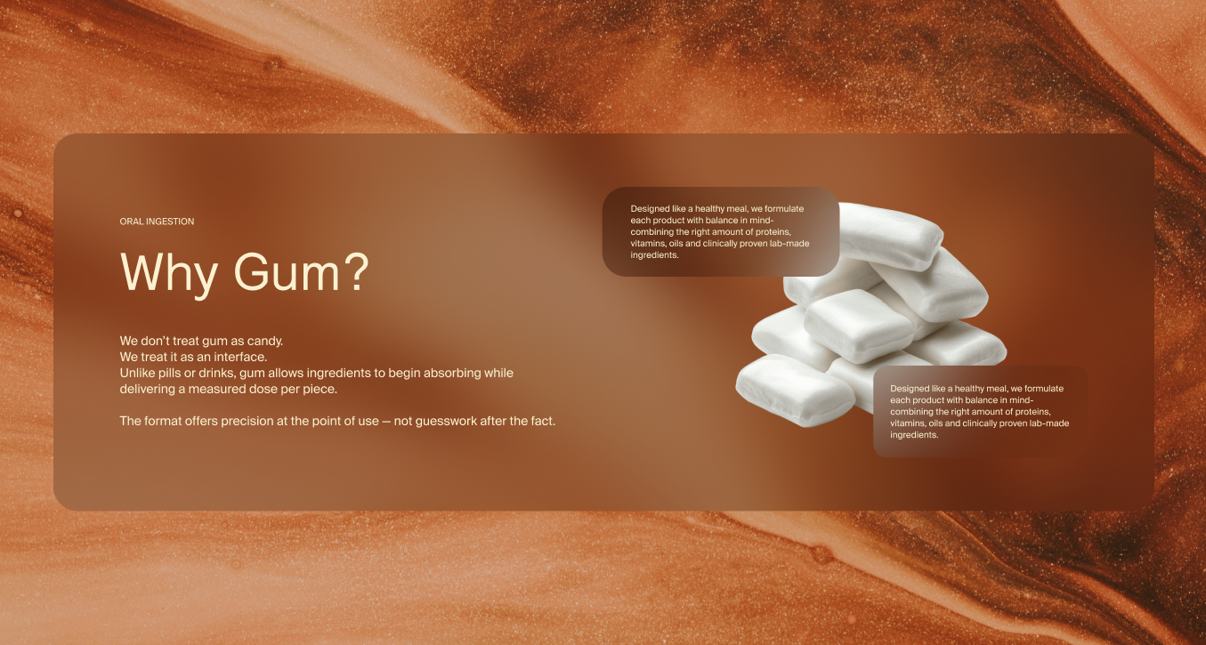 Current Design — Why Gum